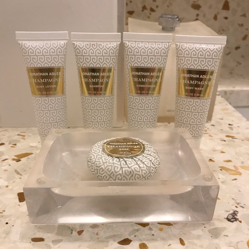Jonathan Adler Champagne Bath Set